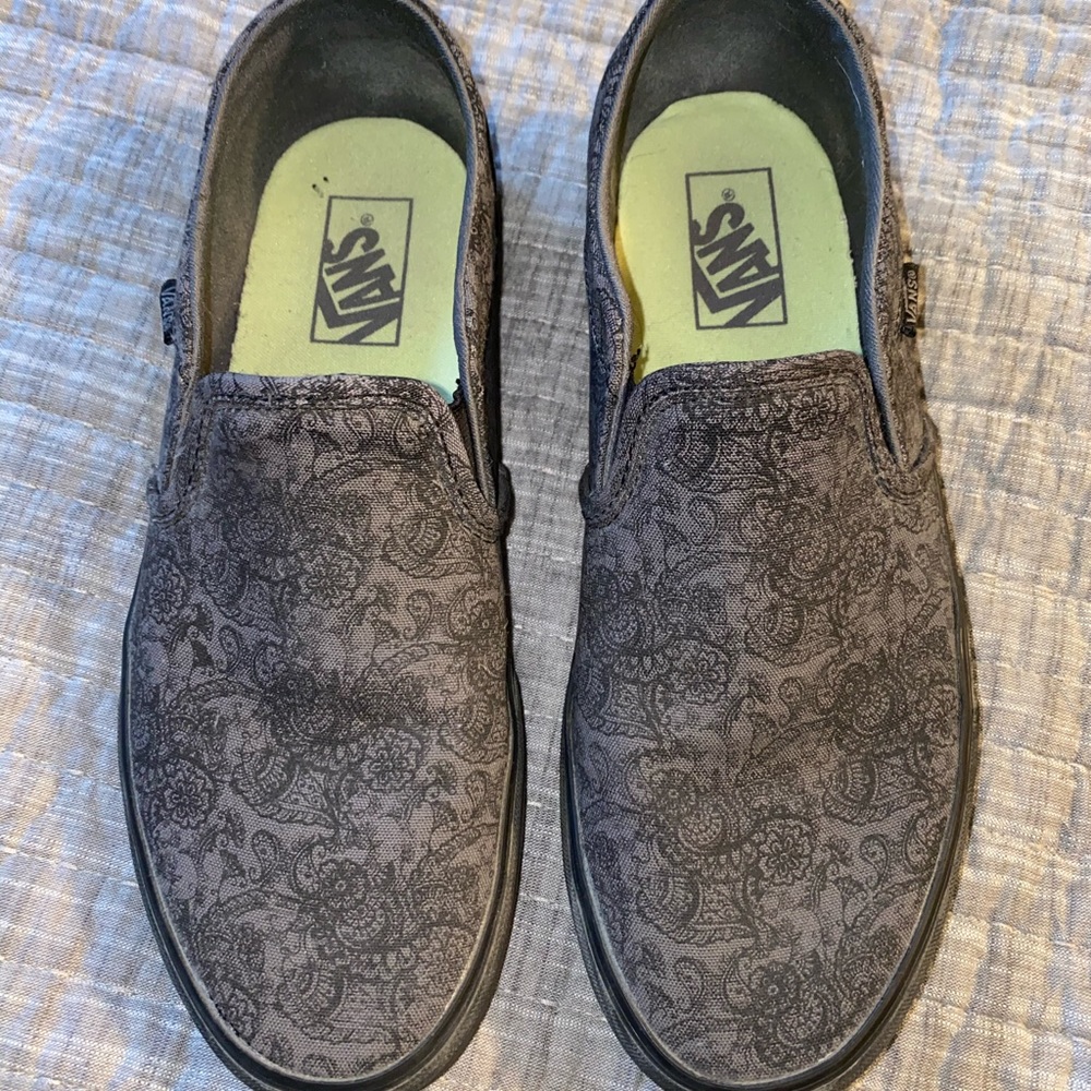 Vans slip ons.